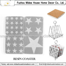 Wholesale Custom Retro Resin Coaster